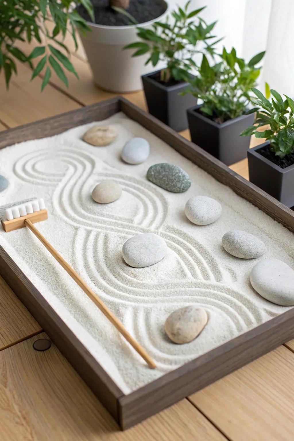Embrace tranquility and mindfulness with your own handcrafted serene garden.