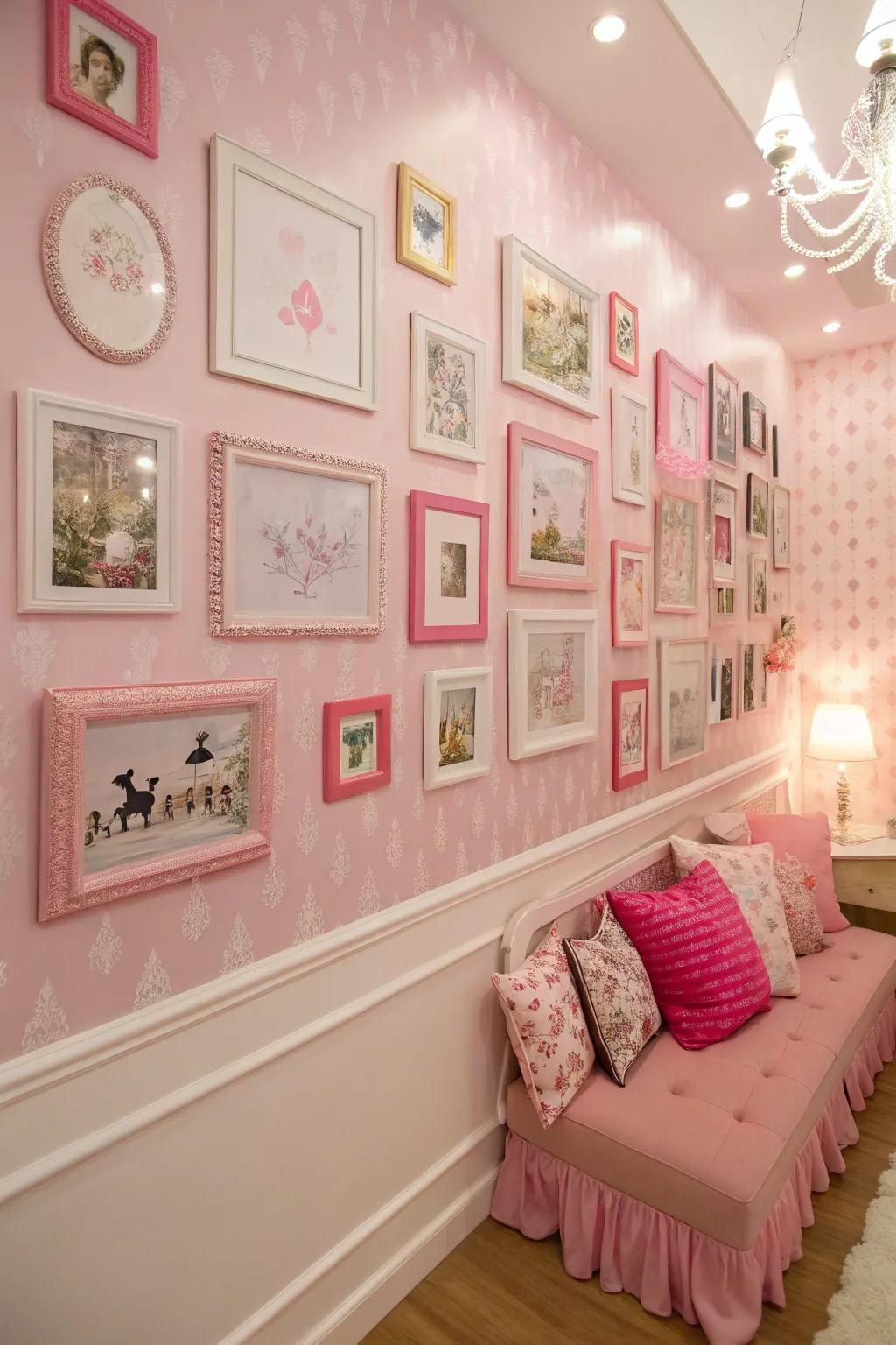 Themed walls create consistency and personality in any area.