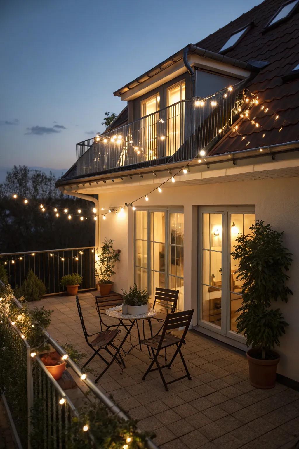 Eco-sympathetic illumination for a bewitching atmosphere.