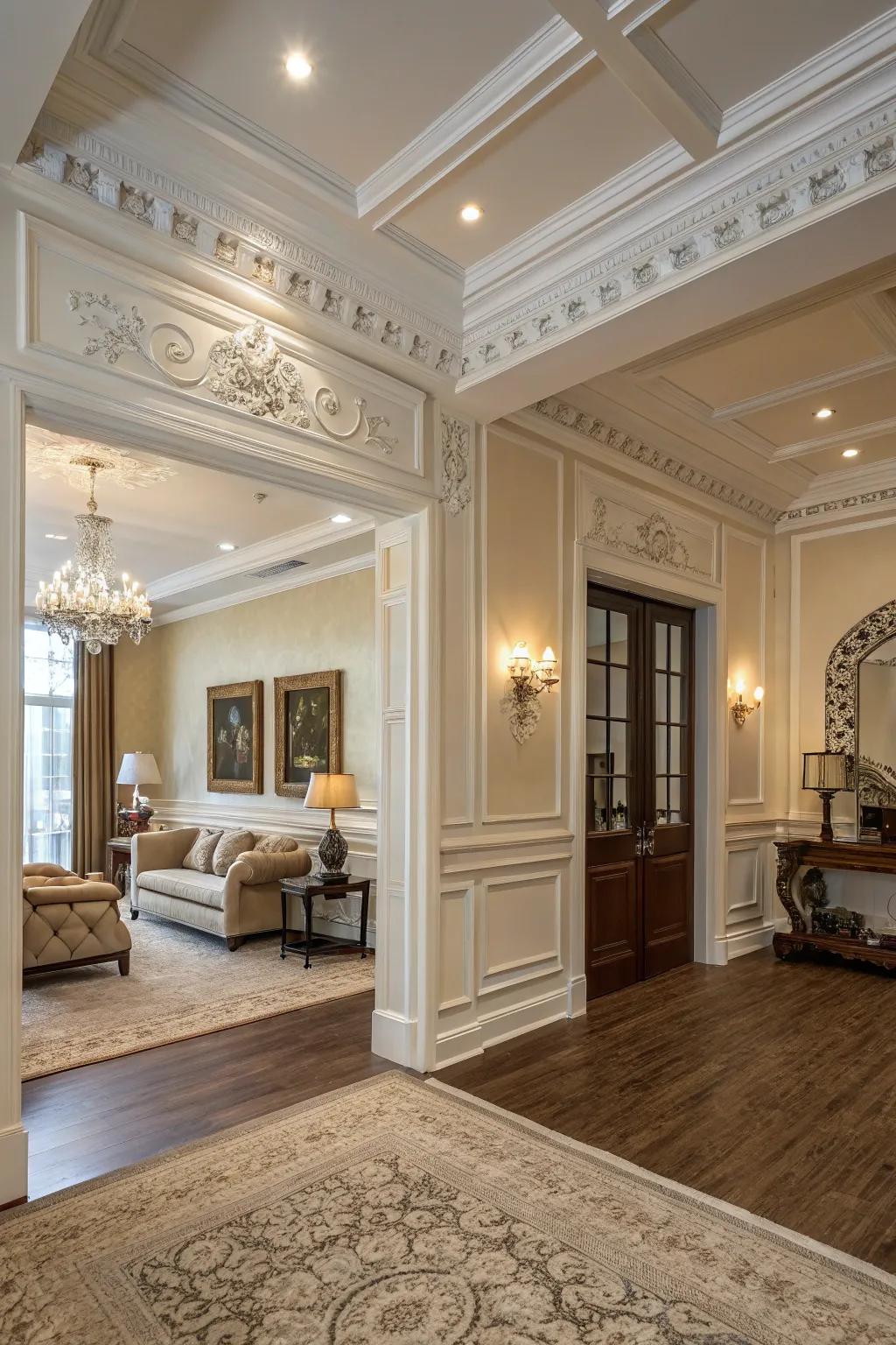 Ornamental strips contribute elegance and character to your dwelling.