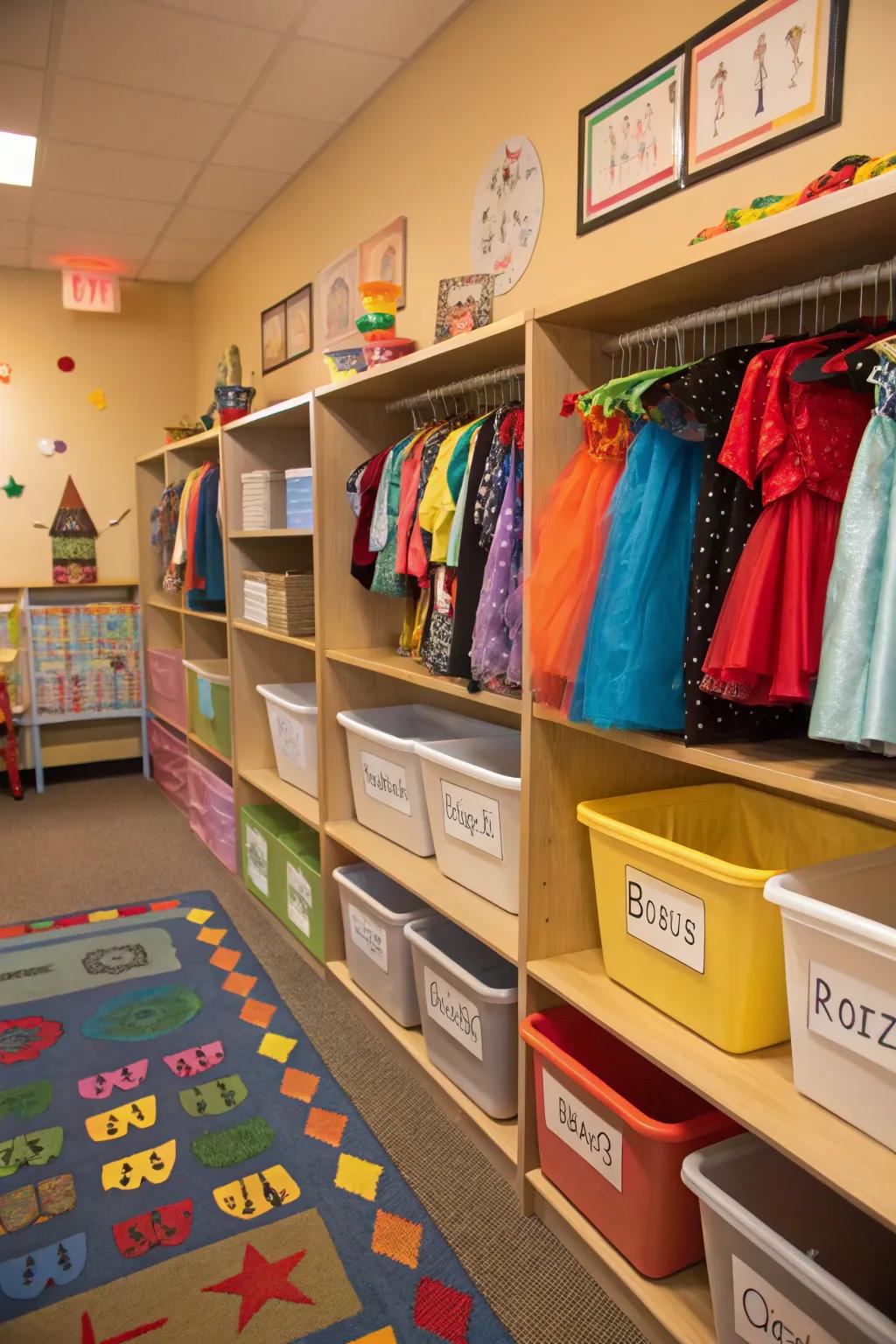 Bringing order and clarity to dress-up through labels.