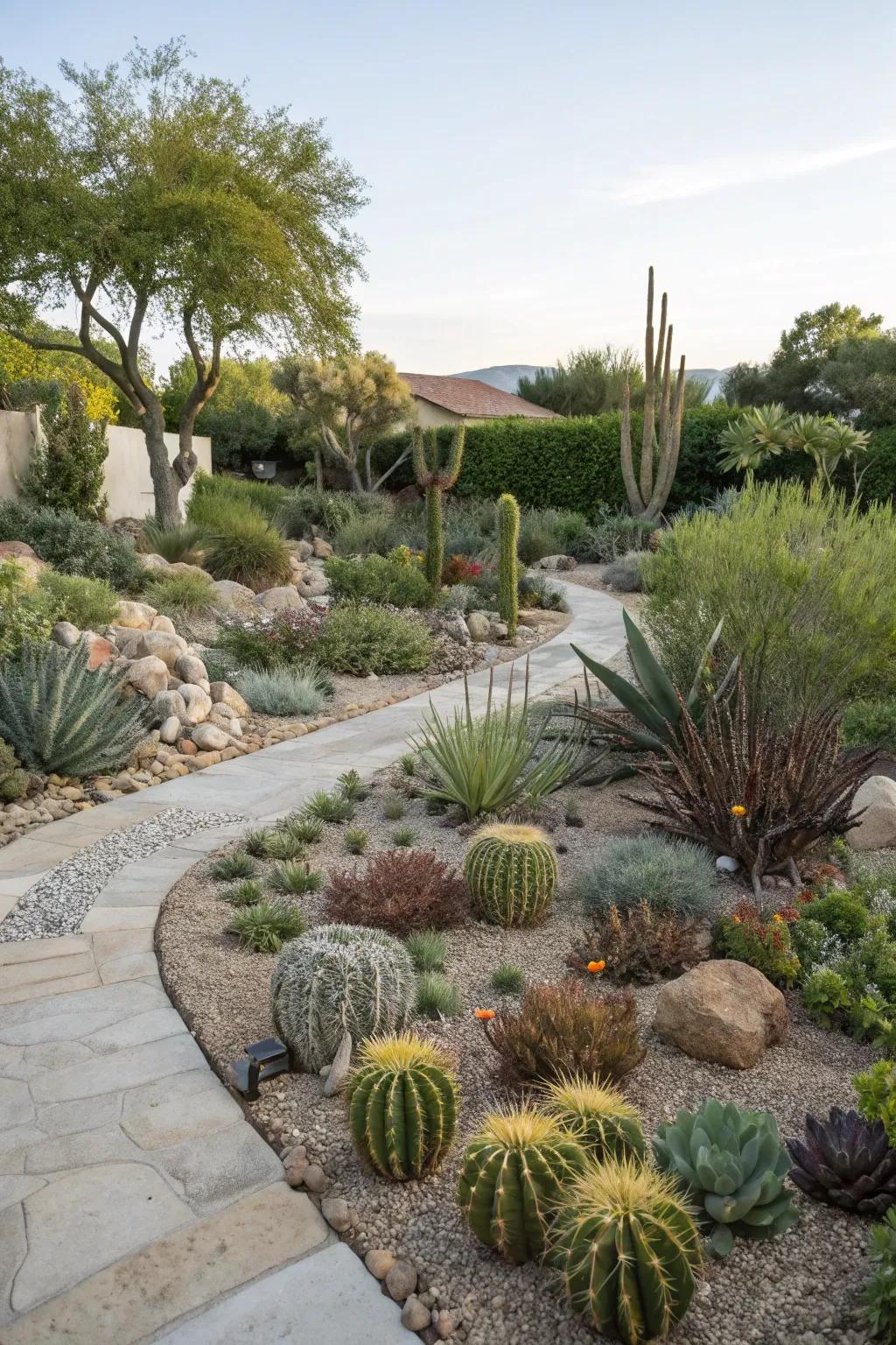 Xeriscaping unites aesthetic appeal with water conservation.