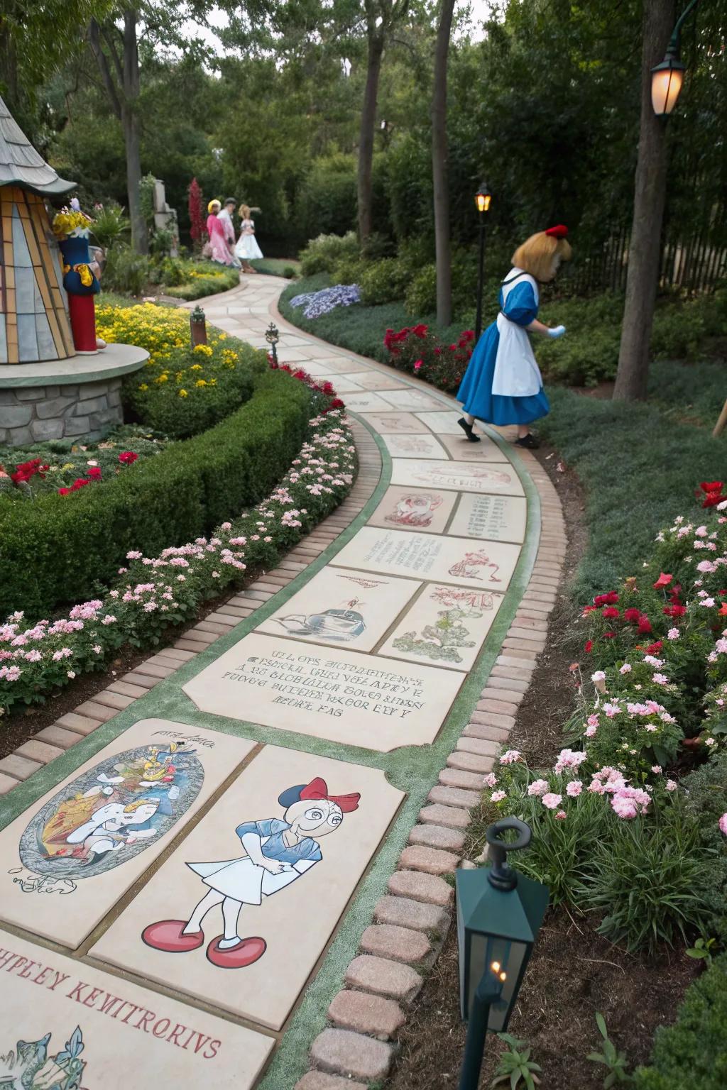 Amplify imaginations with a storybook themed Easter path.