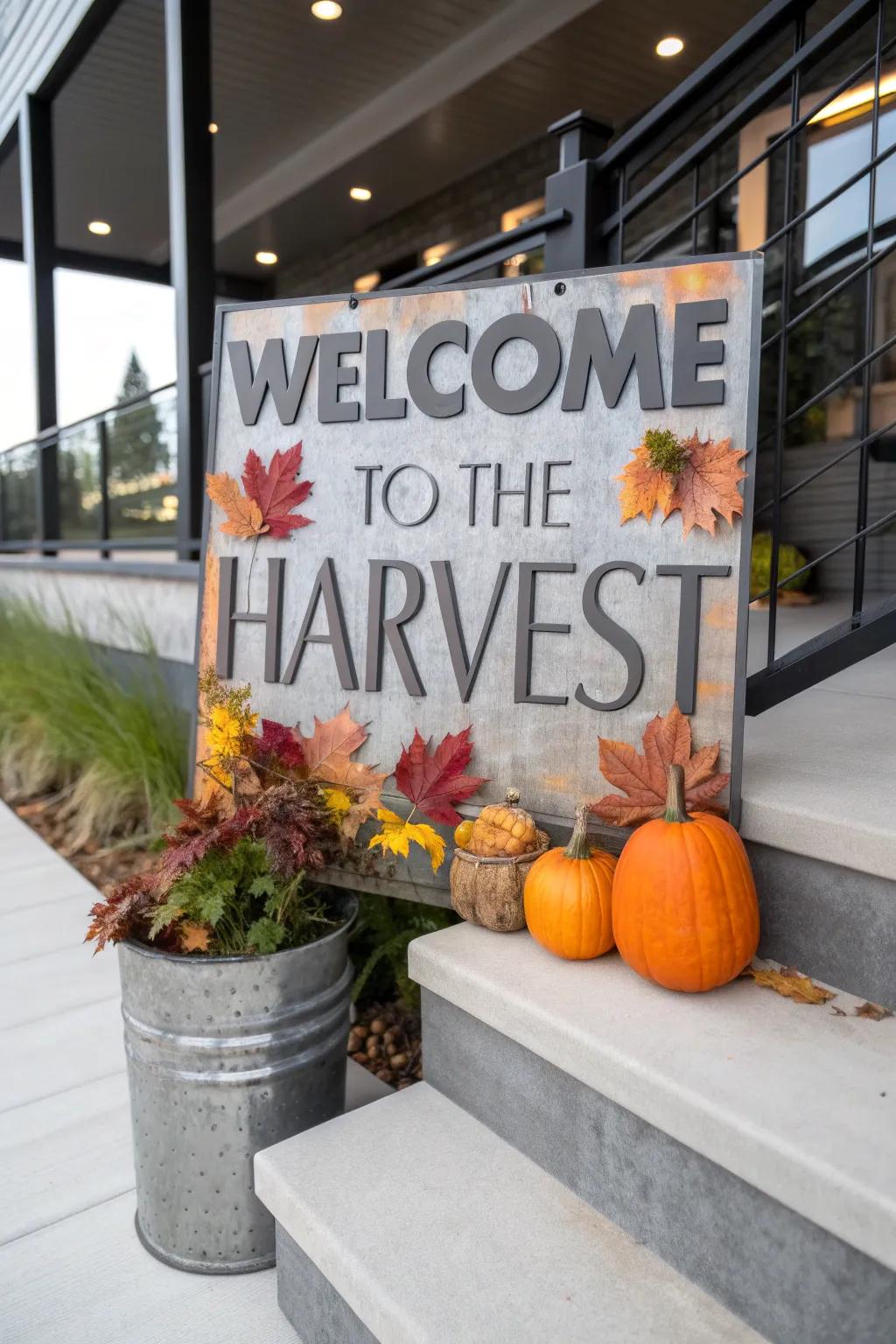 A sleek and durable metal marker perfect for fall.