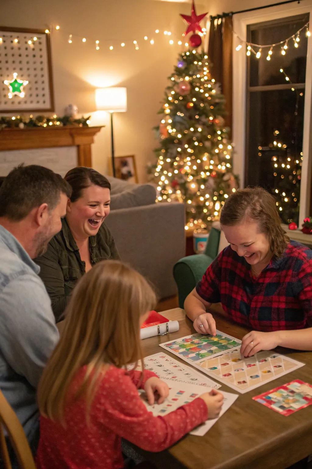 Delight in a celebratory Yuletide number game evening.