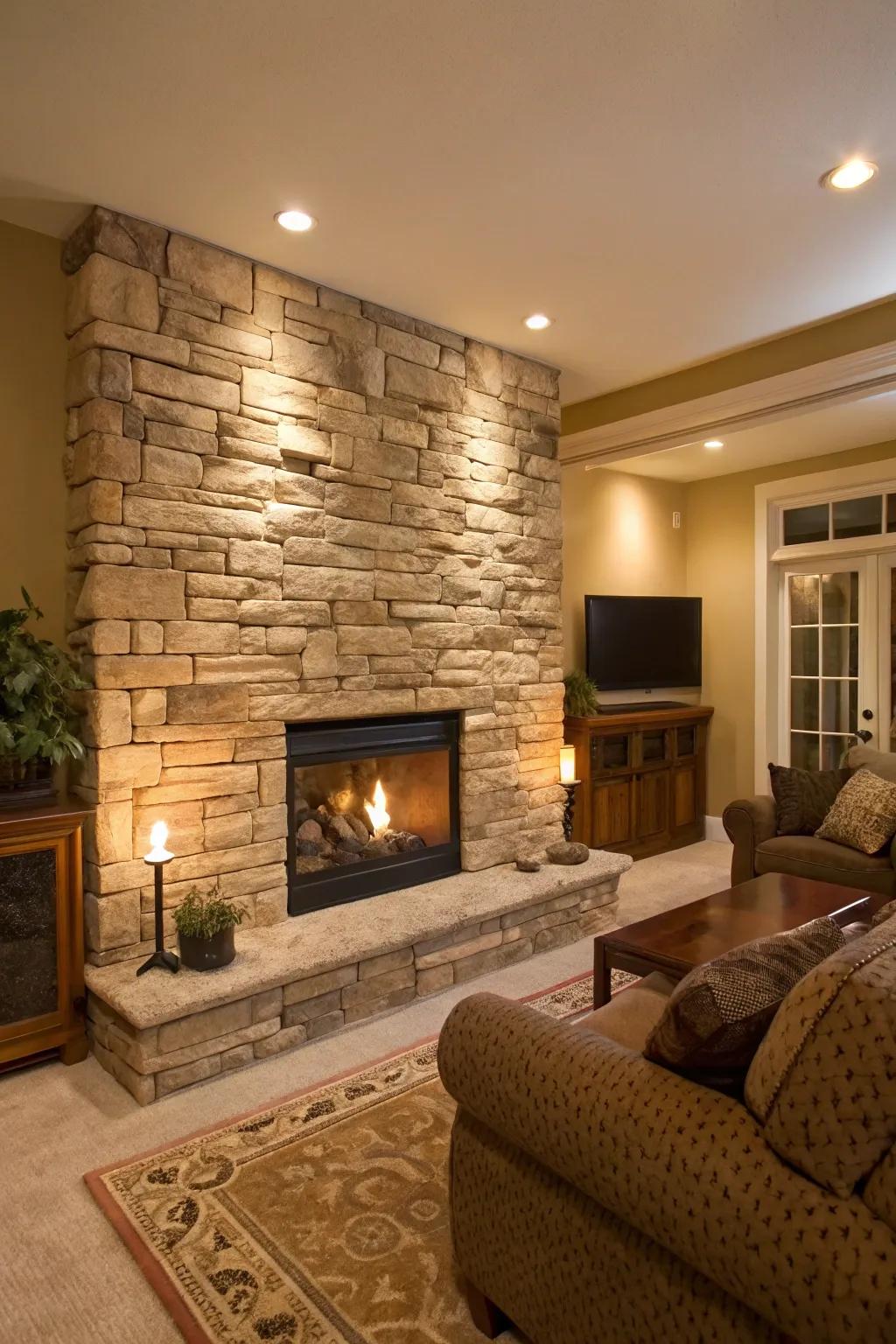 Stone boards introduce elegance and class.
