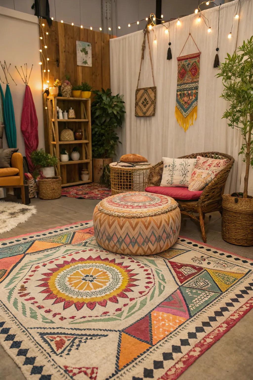 Bohemian doormats bring a sense of wanderlust and artistic flair to your home.