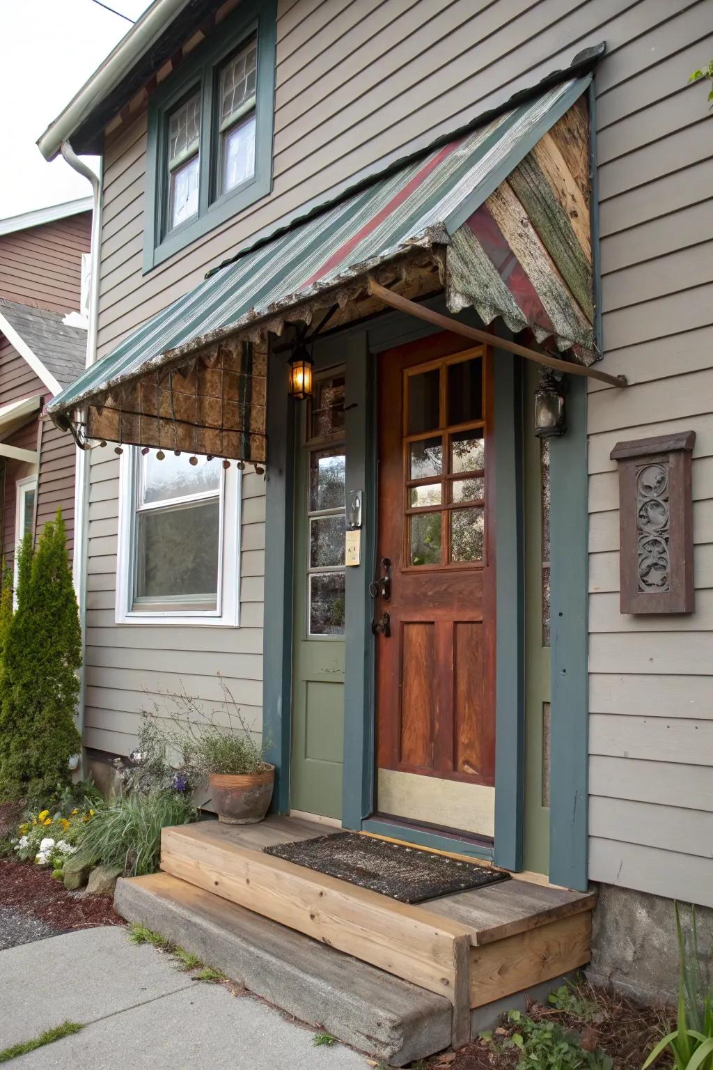 DIY awnings introduce personal appeal.