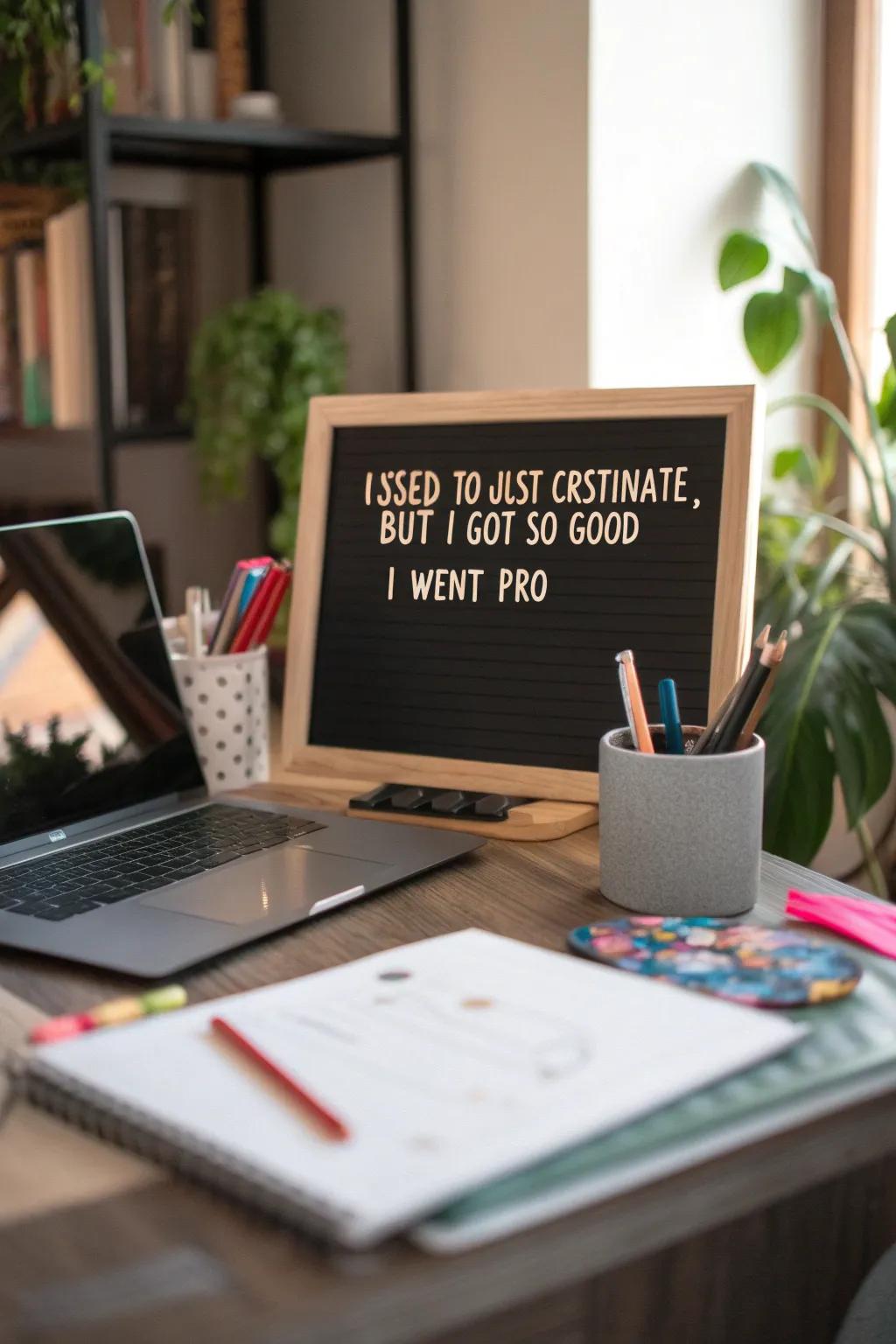 Enjoy your ability to delay with fun.