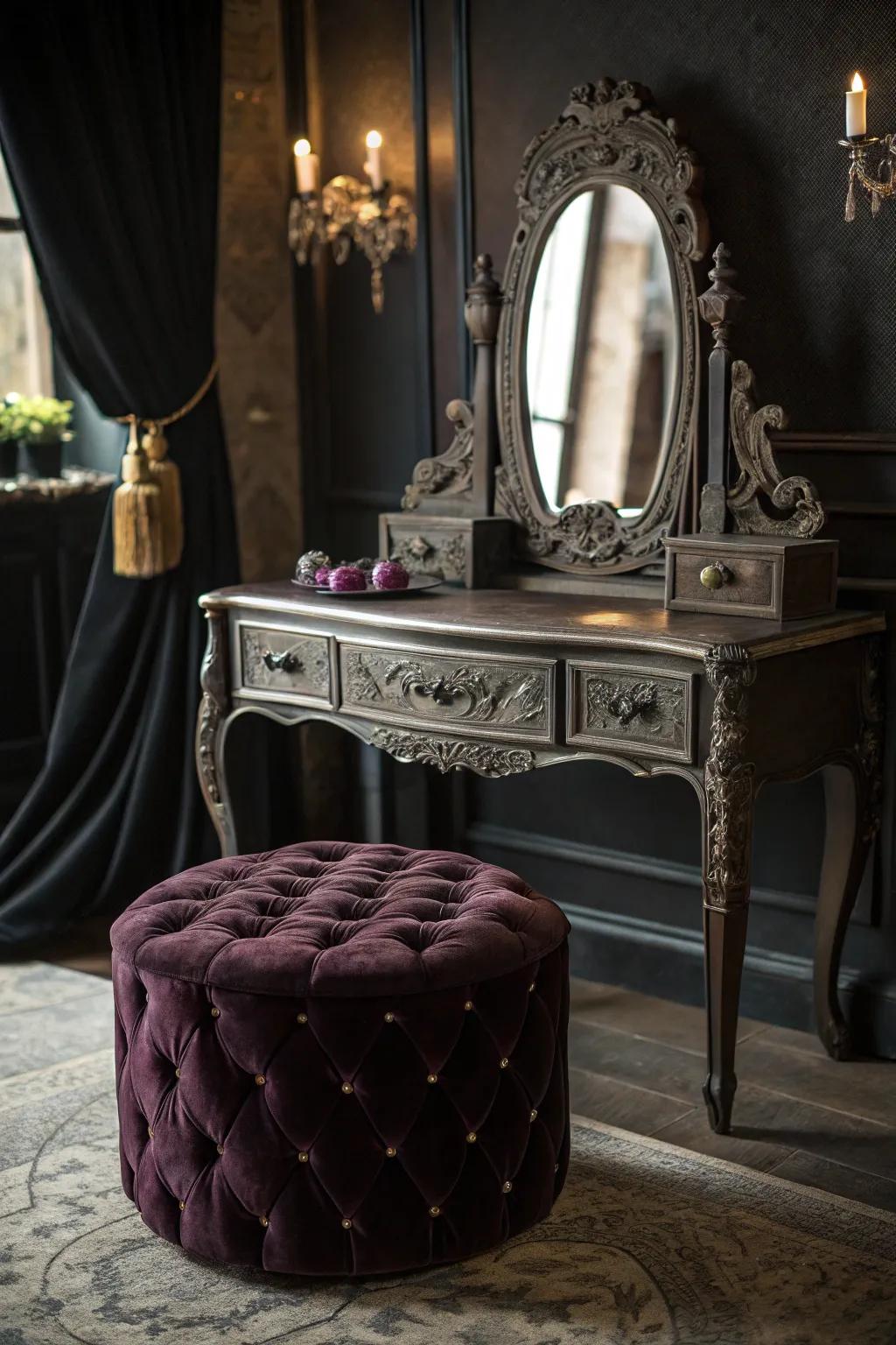 Lavish seating adds comfort and invites relaxation.