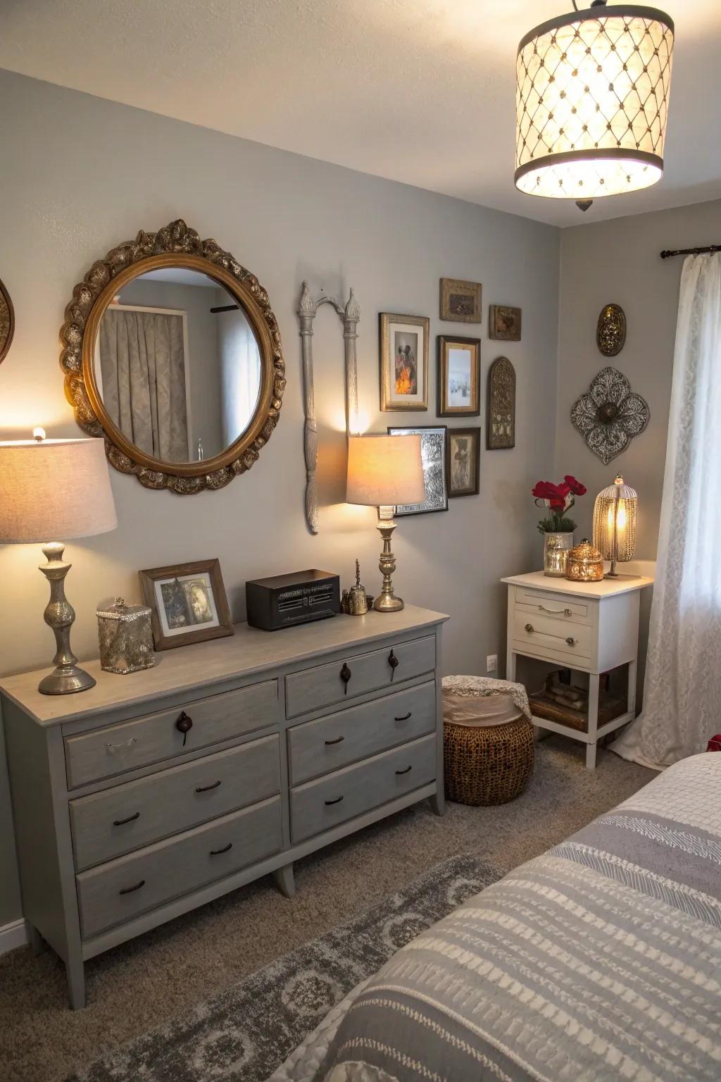 Vintage pieces append allure and distinctiveness.