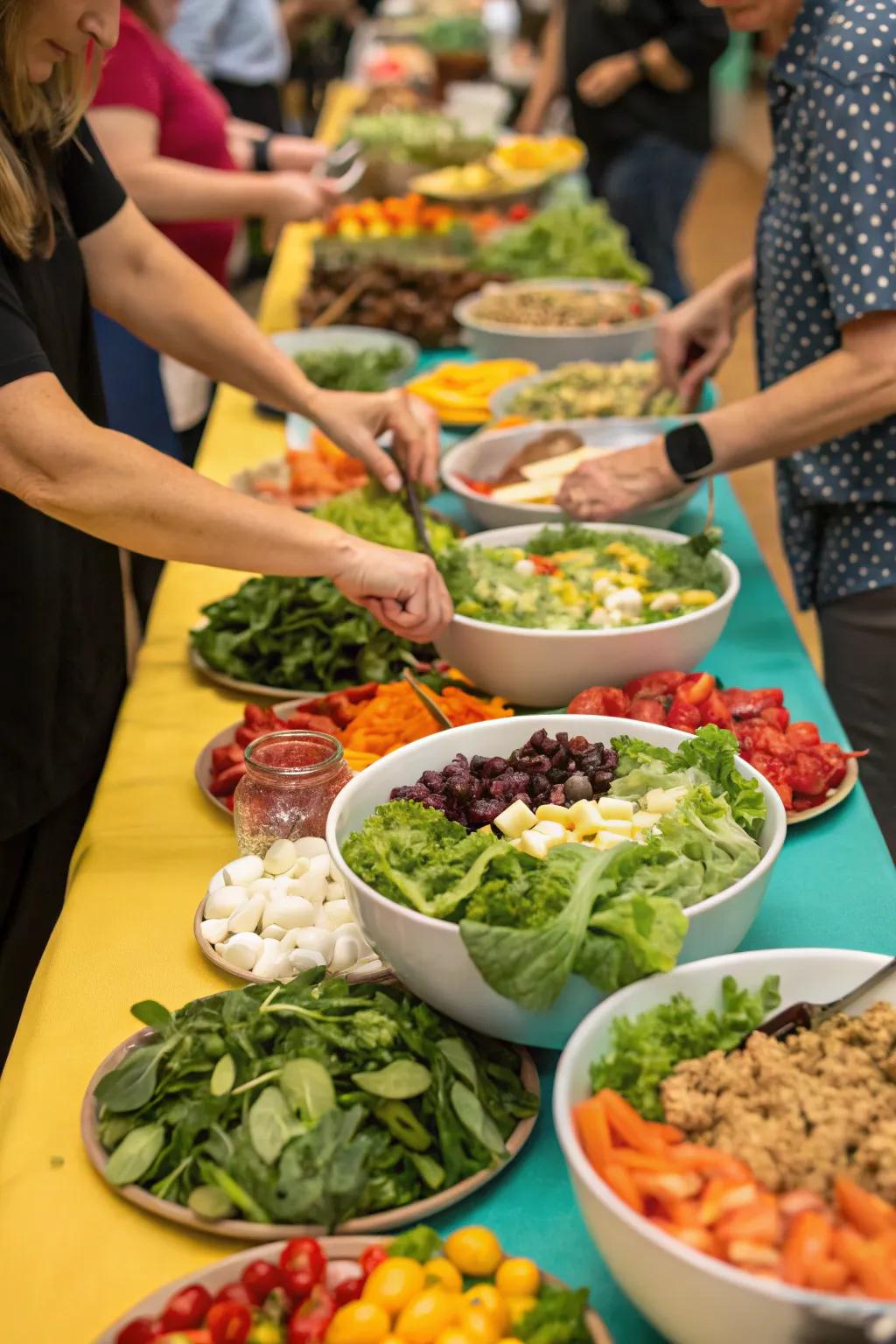 Make your salad fresh.