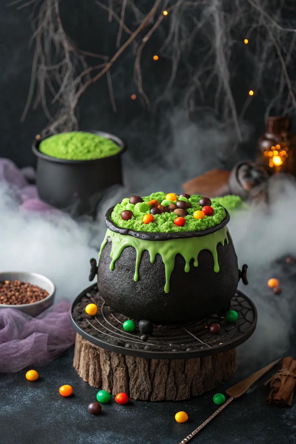 A sorceress's brew cake that's magically delicious.