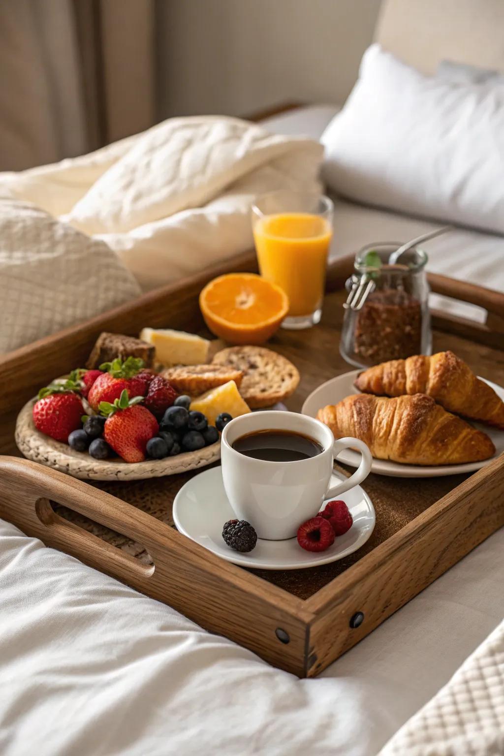A serving platter that makes serving meals an artful experience.