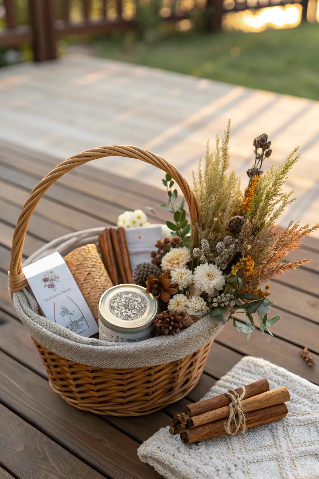 Natural components transport a hint of the outdoors inside.
