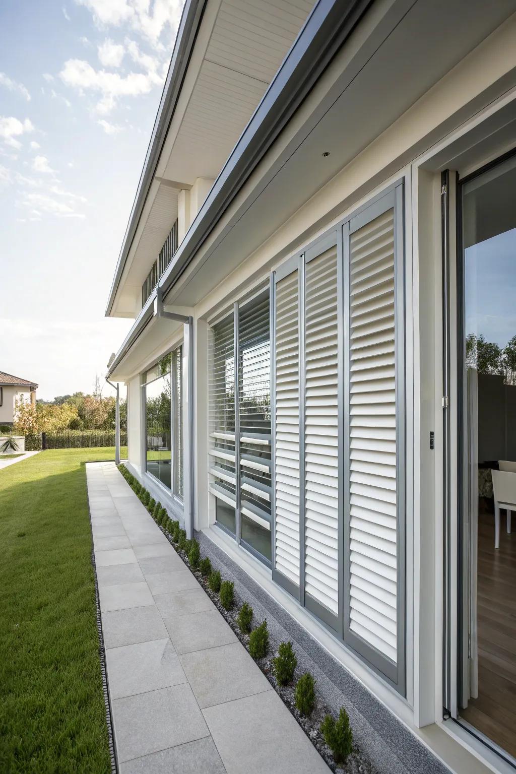 Aluminum shields provide lightweight durability and sleek style.