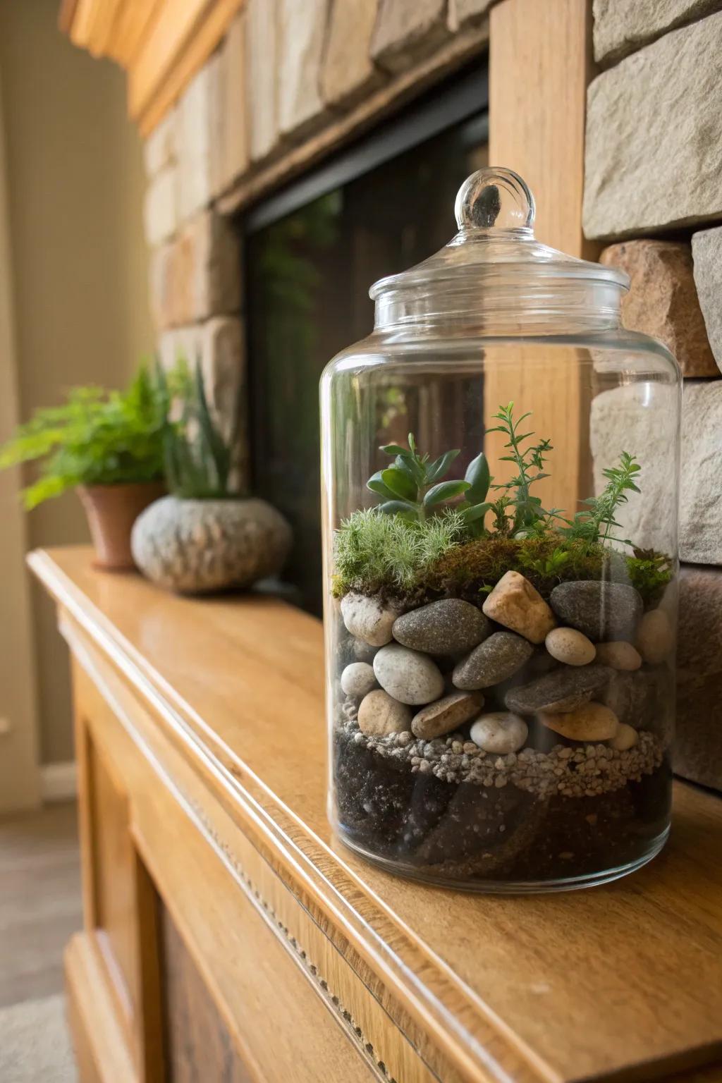 A container garden offers a fantastic avenue for reuse while enriching décor.