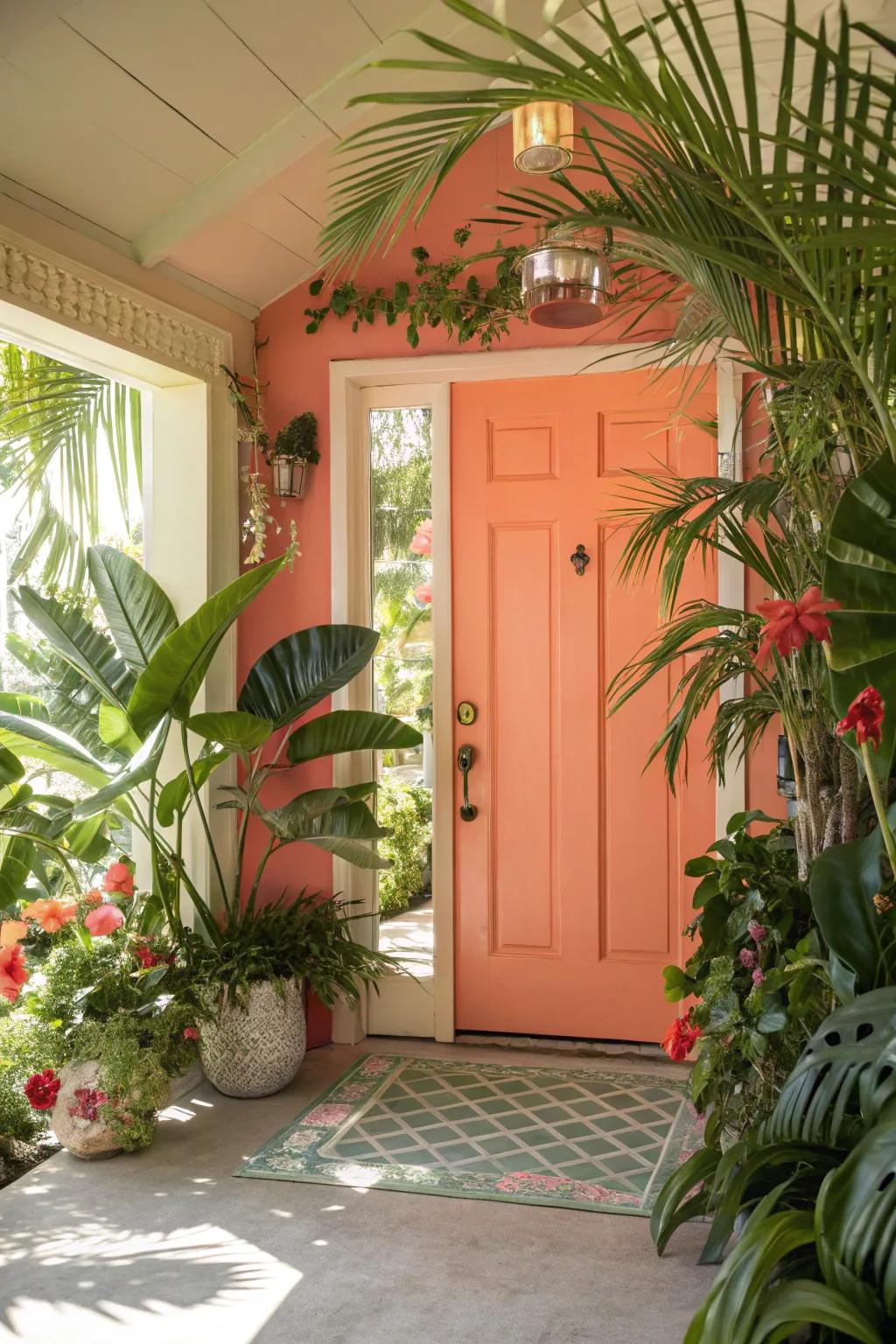 Reef doors that welcome you with warmth and optimism.