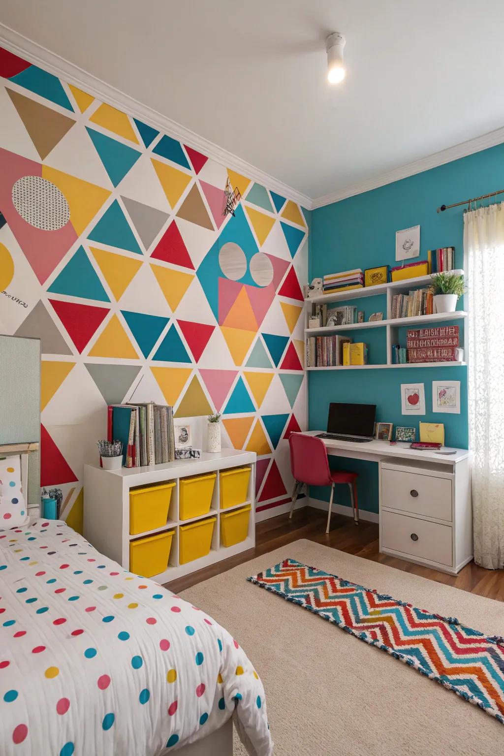 Symmetrical designs deliver a contemporary charm to a space.