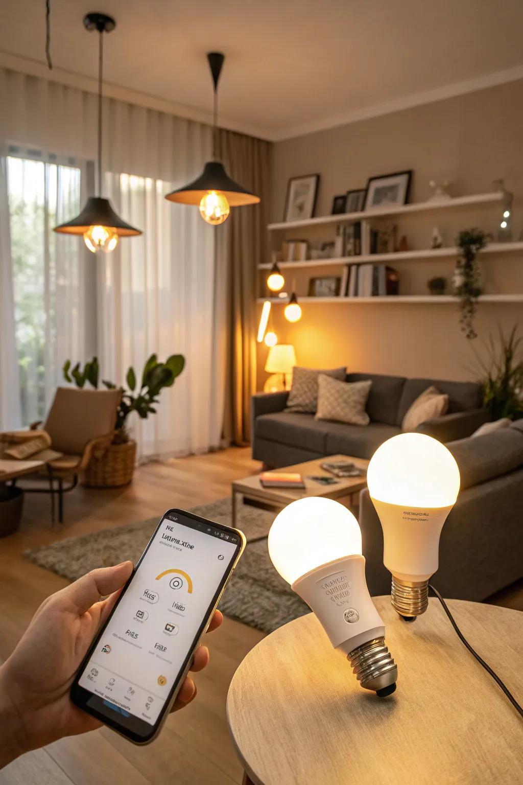Convenient intelligent LED bulbs for modern living.