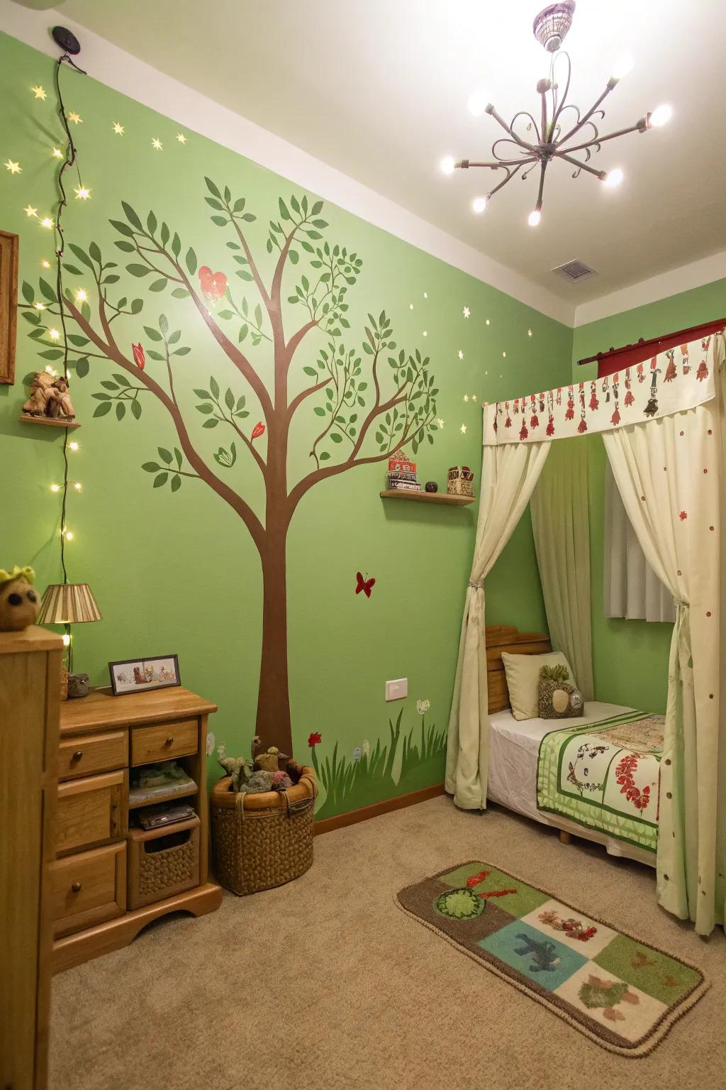 An enchanted grove theme that beckons escapade and wonder.