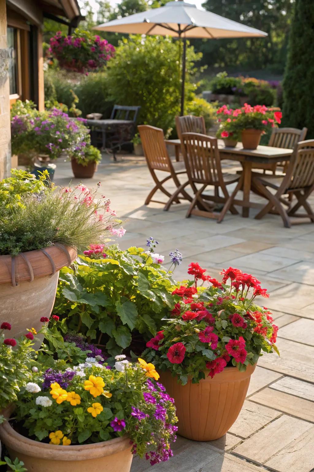 Pot gardening offers vibrant versatility and easy maintenance.