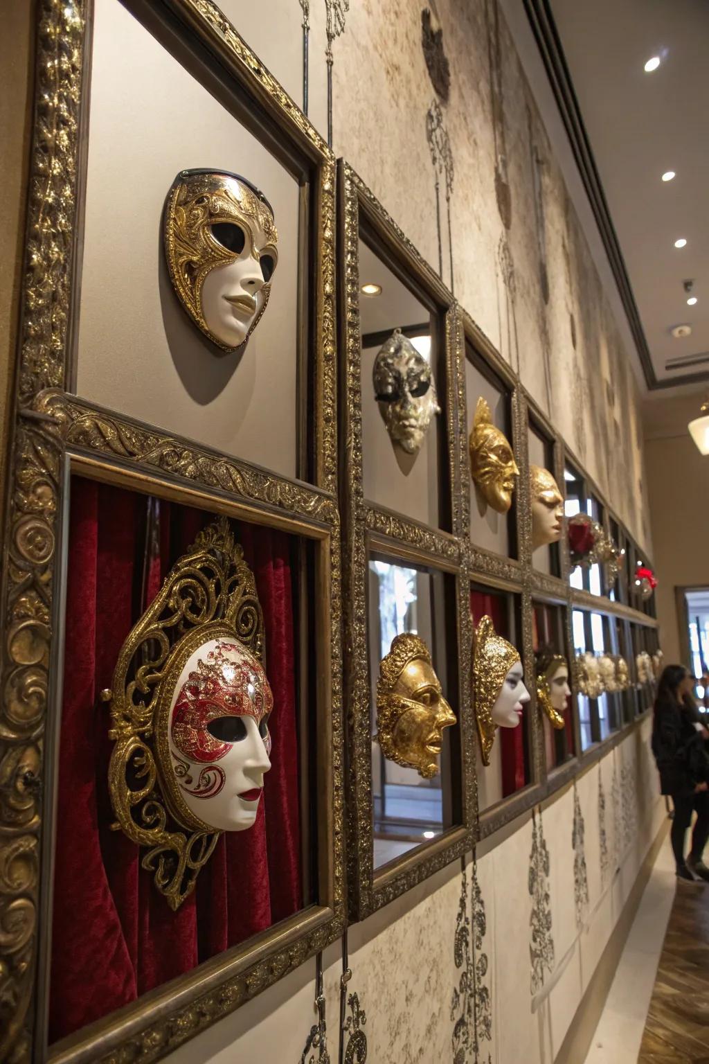 Reflective settings enhance the visual impact of these adornments.
