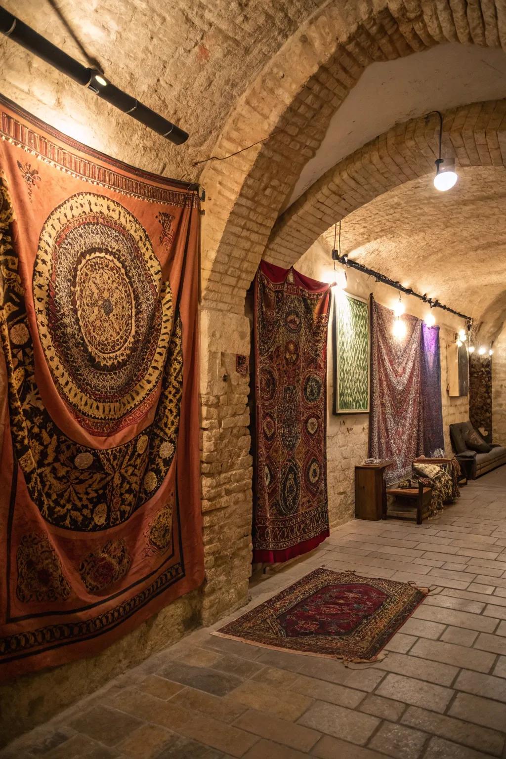 Elevate warmth and texture using the transformative impact of fabric.