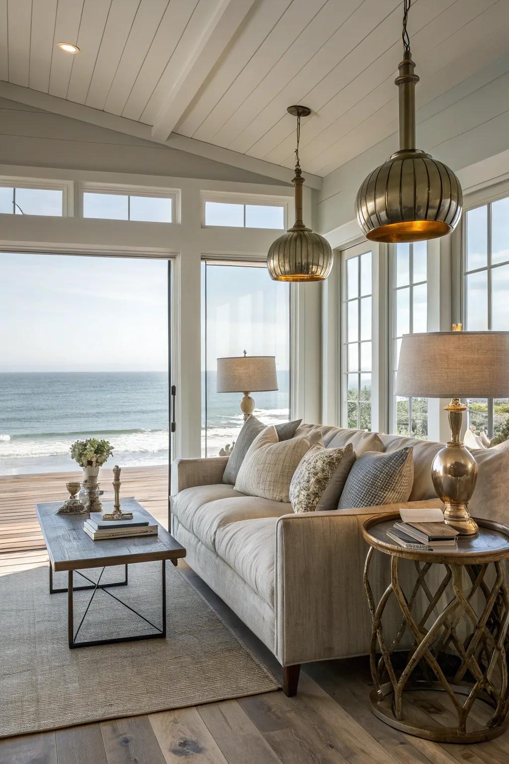 Metallic features incorporate a hint of elegance.