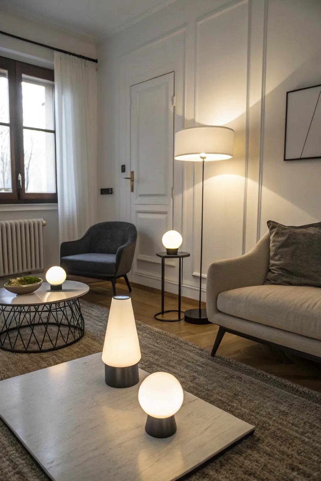 Wireless LED luminaires that introduce style and convenience.