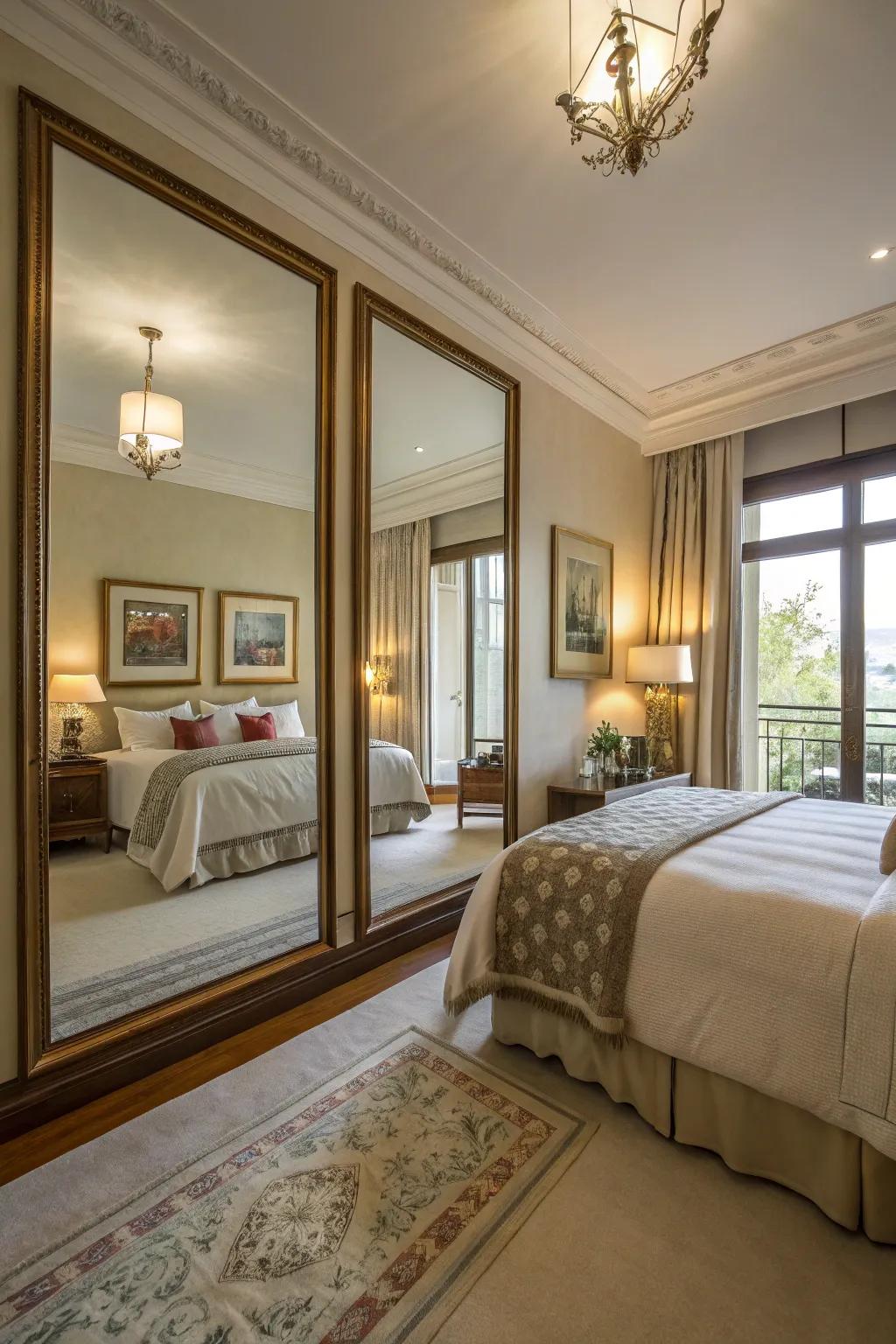 Reflectors enhance light and add a touch of glamour.