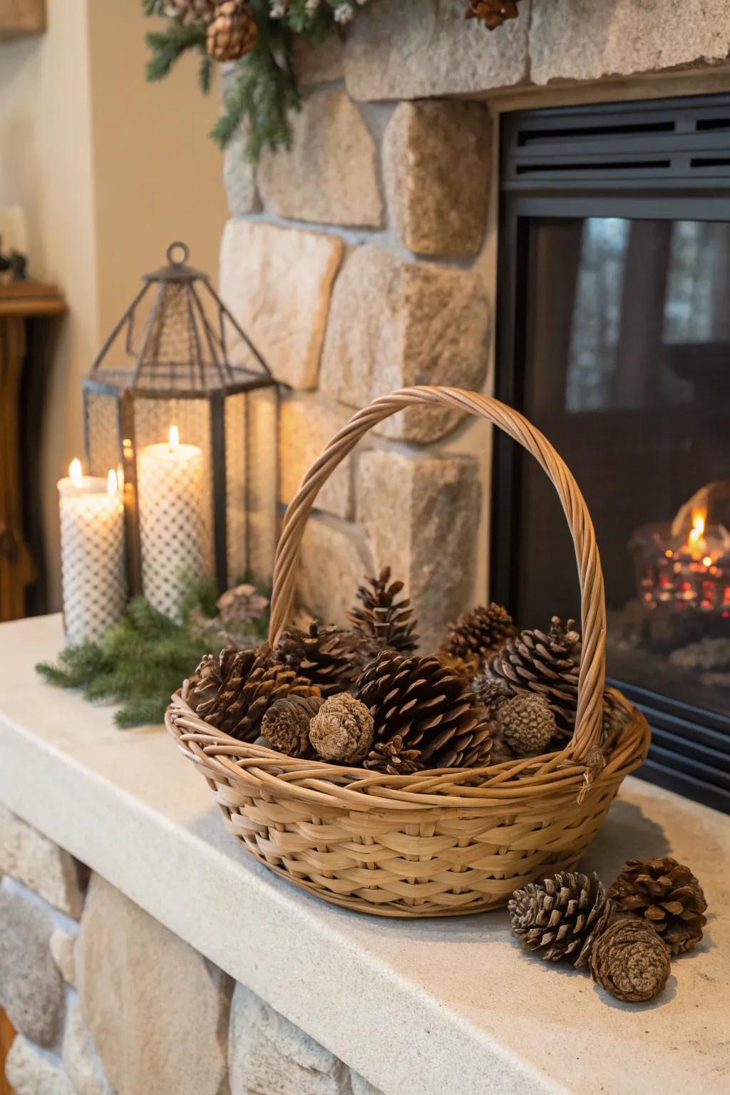 Scented cones that introduce a bit of the outdoors inside.