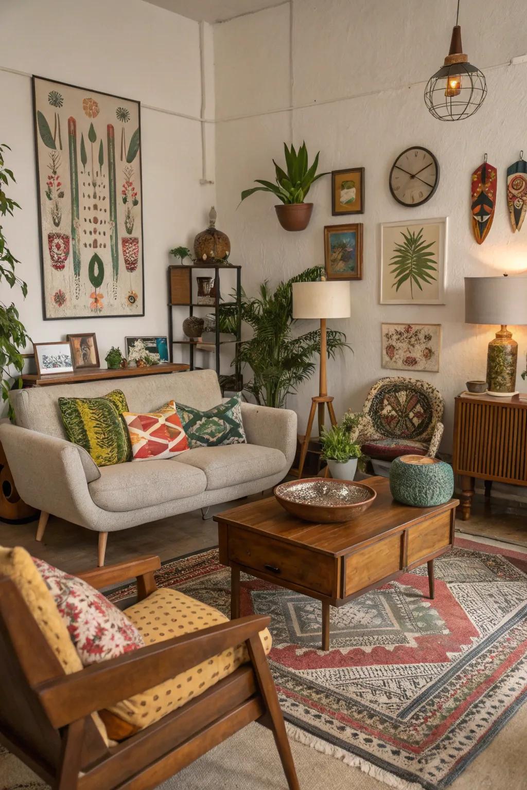 A diverse mix adds uniqueness and charm.
