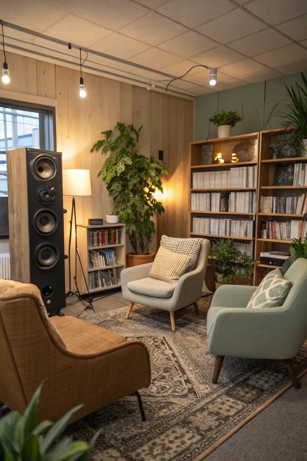 A sound space for auditory relaxation.