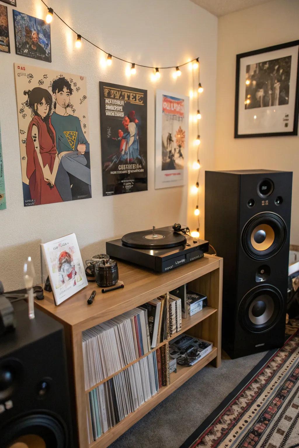 Music can heighten your anime room venture.
