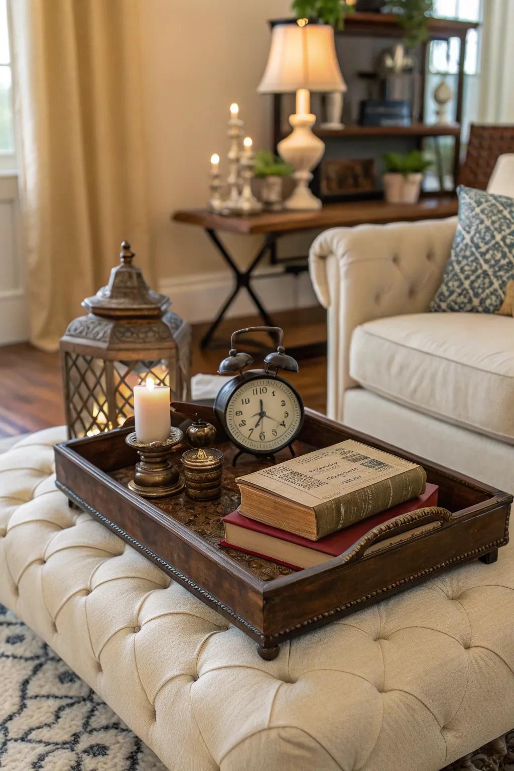 Add timeless charm with legacy items.