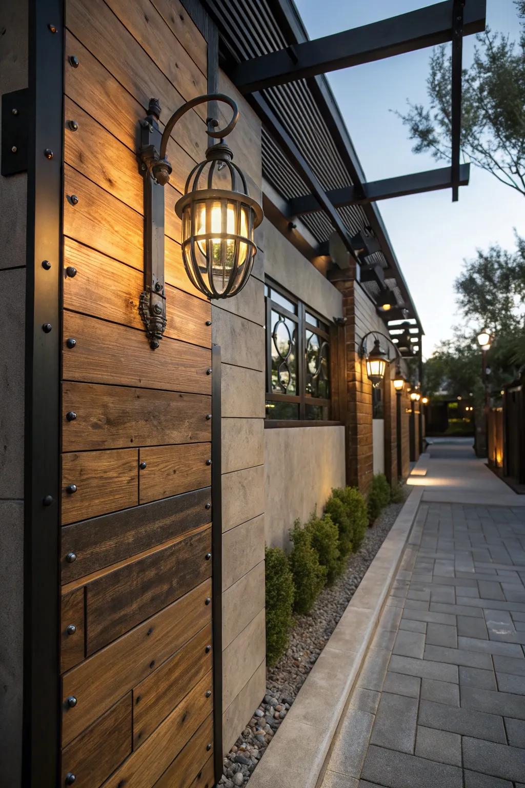 Forge depth with a mix of elements in your lighting.