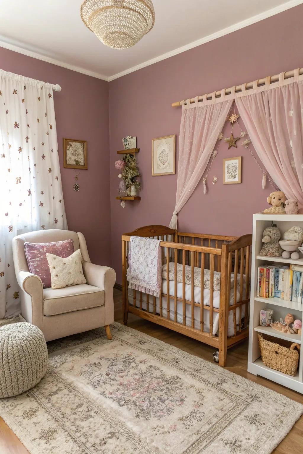 Retro-inspired colors bring timeless appeal to any nursery.