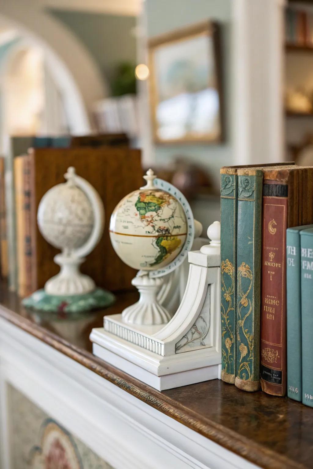 Keep books secured with stylish fine china book stands.