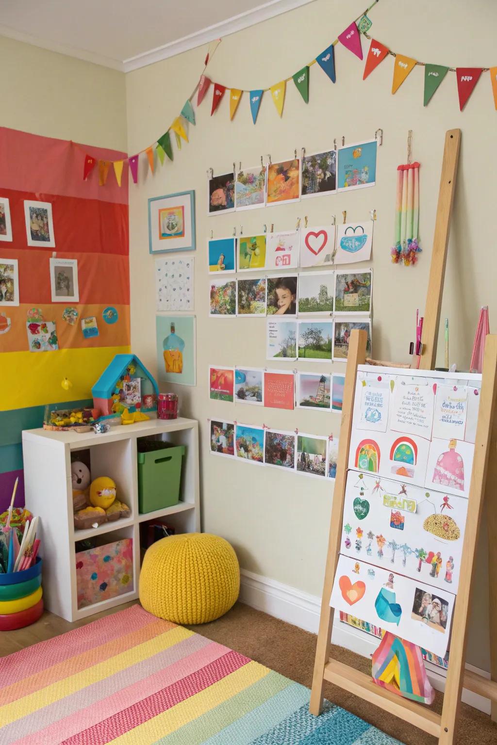 A handmade composition art piece brimming with personalized memories.