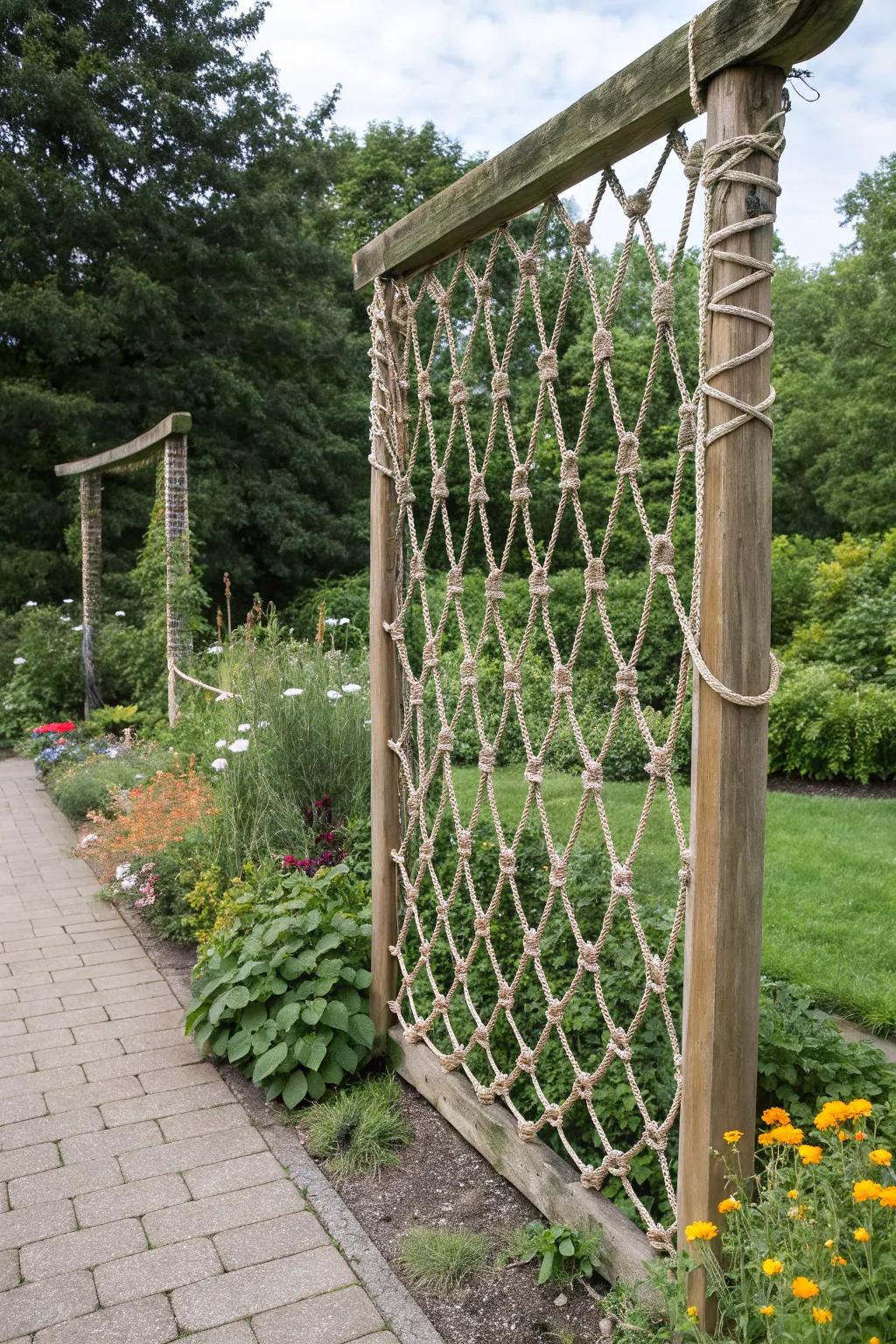 Infuse charm and adaptability via an imaginative cord screen.