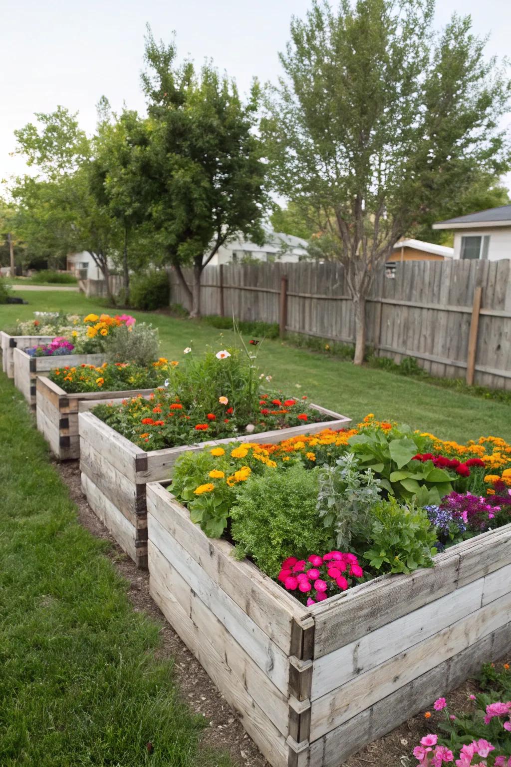 Reclaimed materials offer an eco-conscious choice.