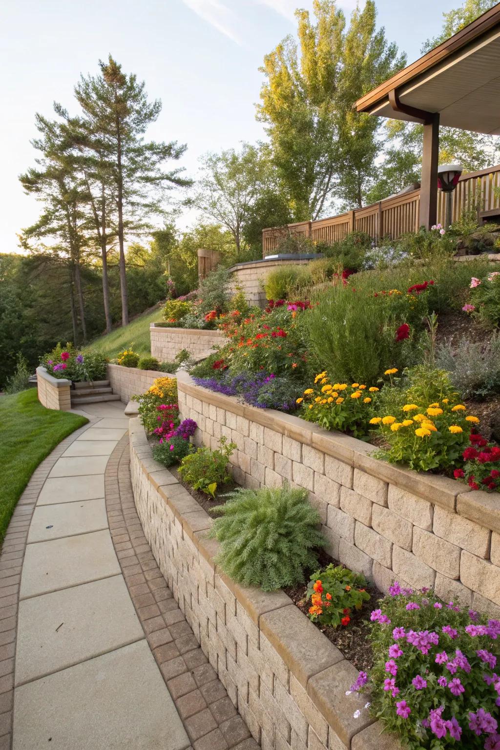 Planter builds bring gardens to new heights with built-in greenery.