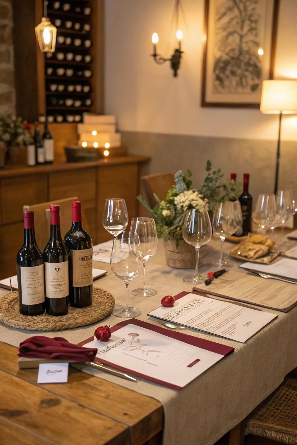 A refined tasting event for celebrating retirement.