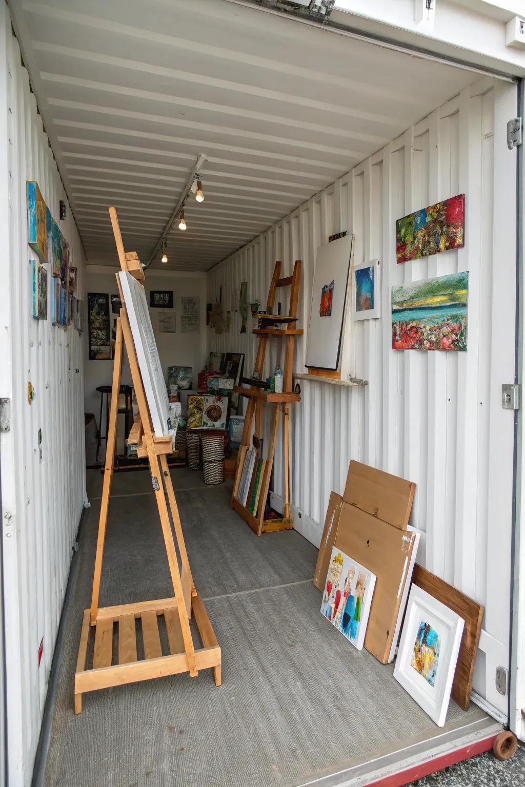 An artistic area for creativity and inspiration.