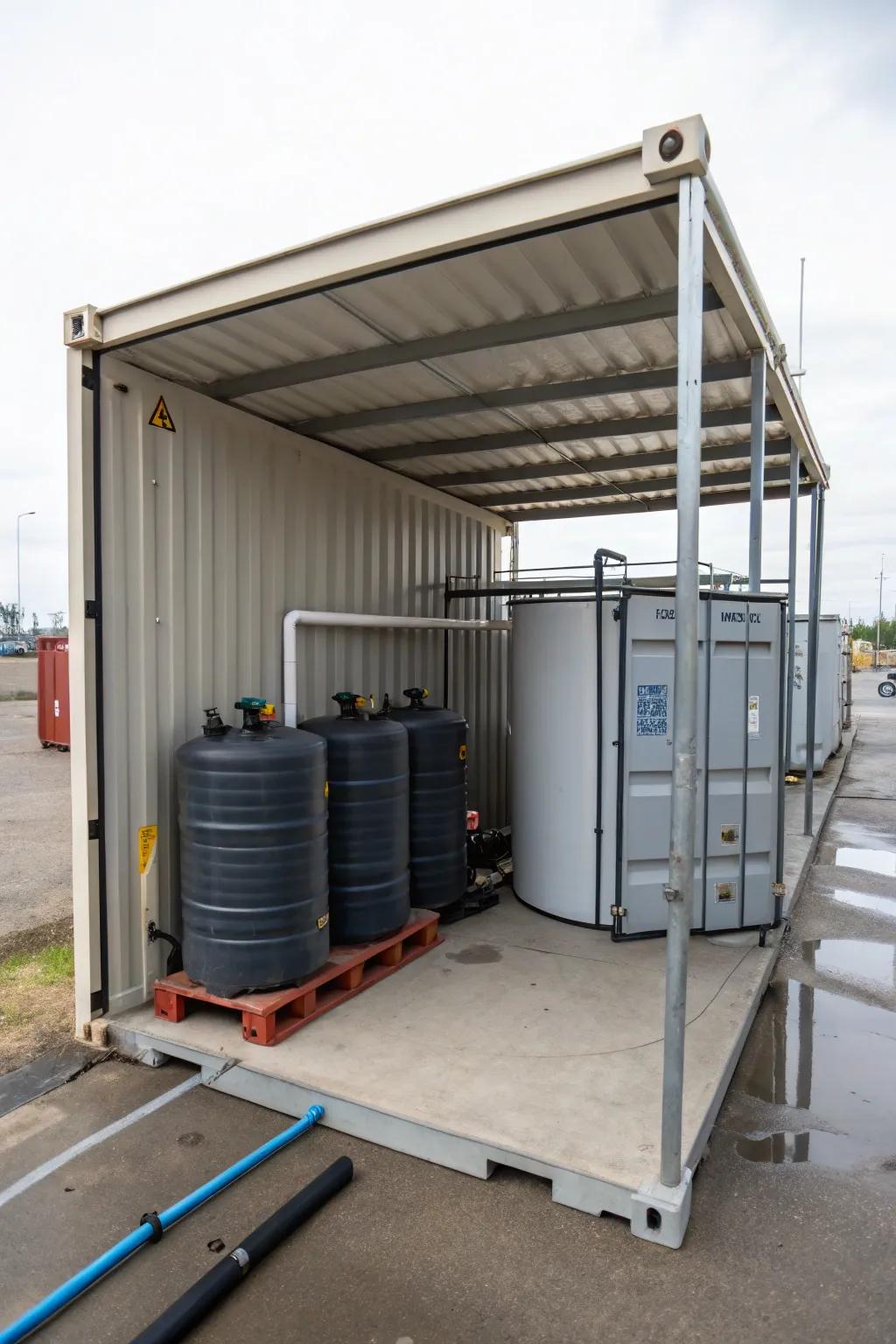 Collect rainwater sustainably with a specialized roof.