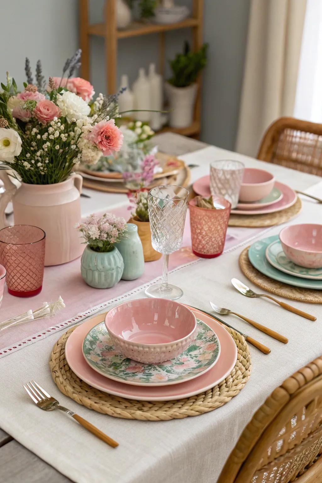 A themed setting cultivates a harmonious aesthetic.