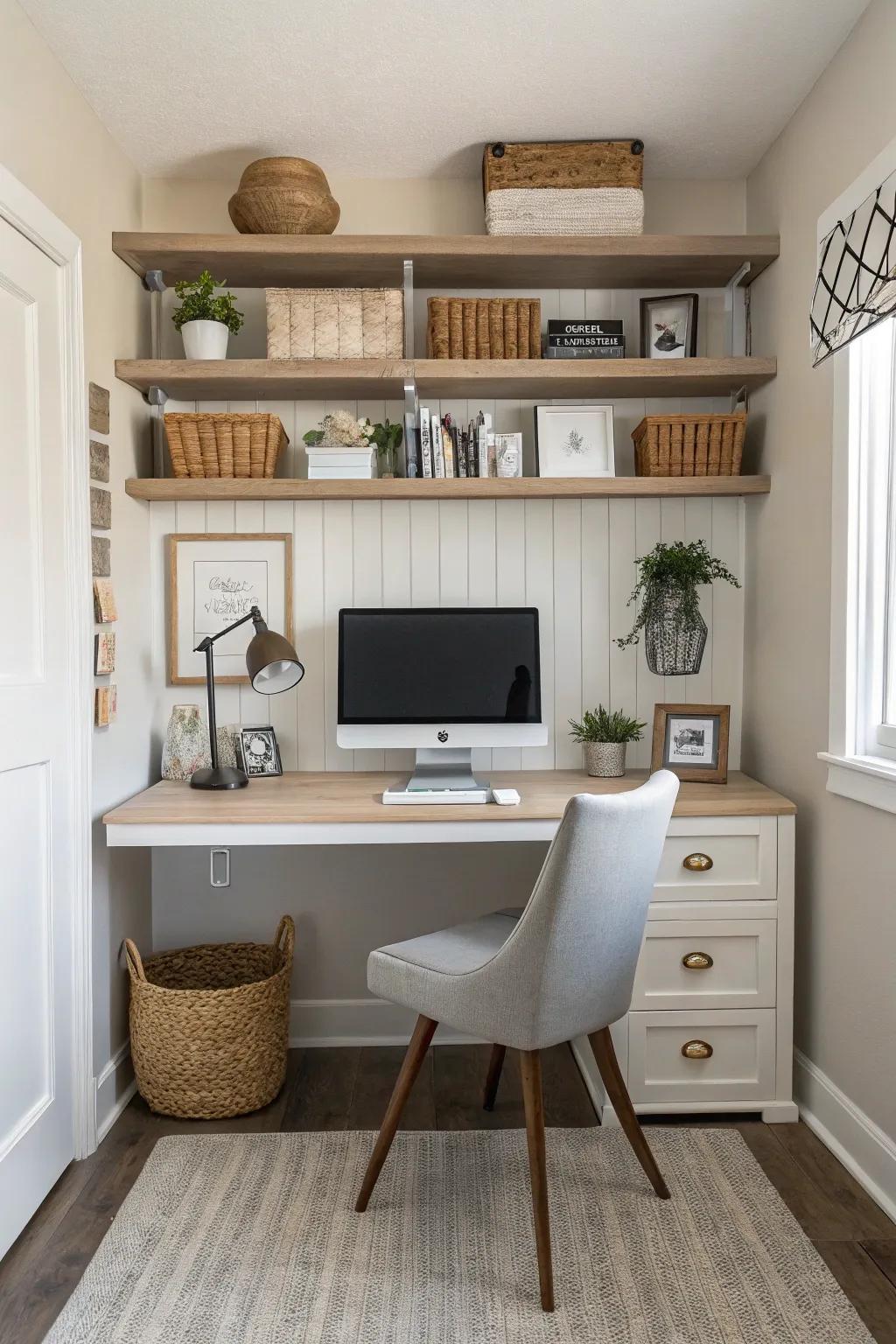 Symmetry brings a sense of harmony to your workspace.