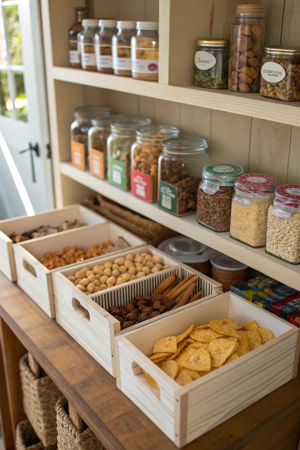 DIY snack boxes are customizable and eco-conscious.