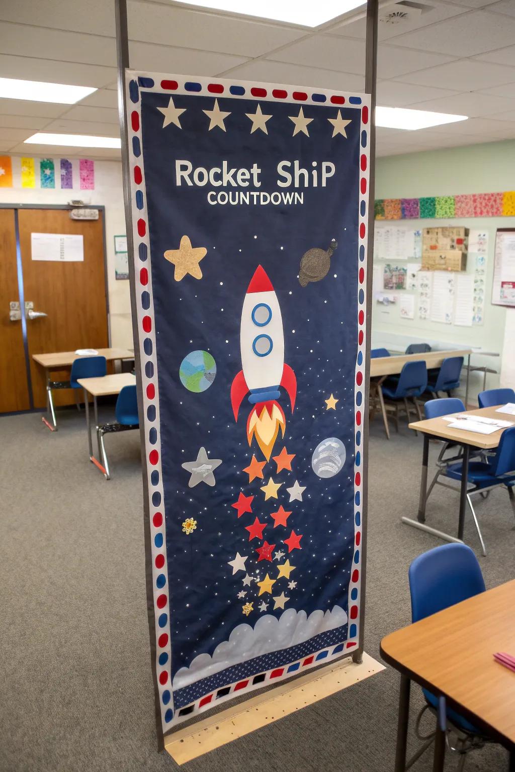 Thrill everyone using a rocket launch countdown.